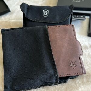 GenTo slim, wallet, brown,  New in Box